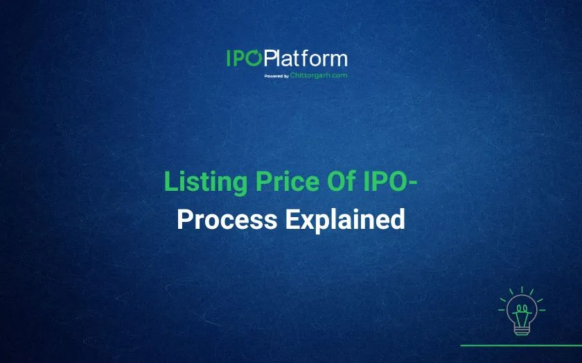 Initial Public Offering - Price Band, Listing Price Initial Public Offering - Price Band, Listing Price